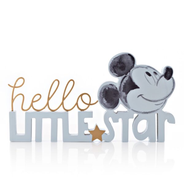 Disney Mickey Hello Little Star Ξύλινο Διακοσμητικό