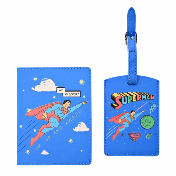 Superman - Σετ Διαβατήριο & Ετικέτα βαλίτσας!