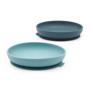 EKOBO Suction Plate Set - Blue ABYSS / LAGOON